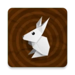 origami animals android application logo